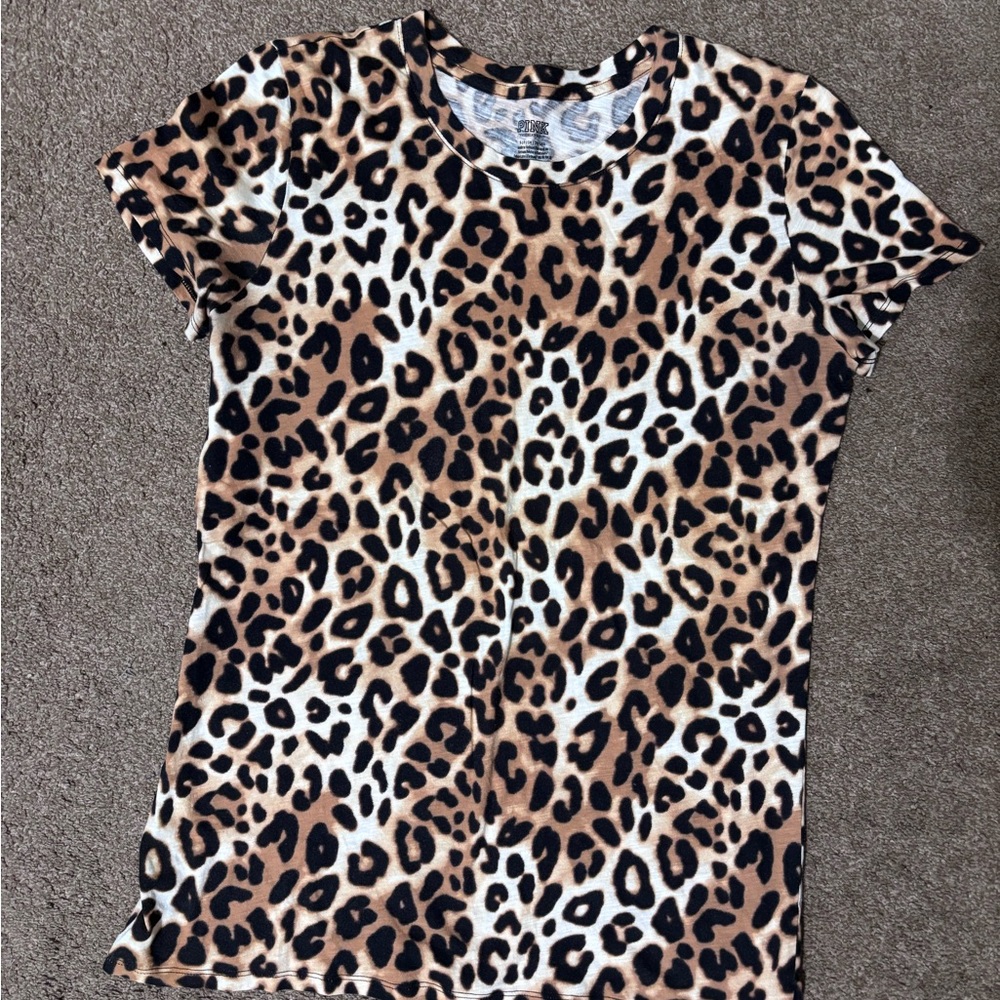 PINK Victoria's Secret Leopard Print Top
